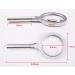 Glass Handheld Magnifier High Magnification Optical Lenses Alloy with LED Light 10 Times HD 20 Times Old People Read Child Student Observation Item Identification Portable Loupe 90mm Made in China - Buy Online on GoSupps.com