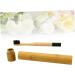 STOBAZA Bamboo Toothbrush Eco-Friendly Wooden Toothbrush with Soft Bristles | Pack of 1 | Sustainable Oral Care - Buy Online on GoSupps.com