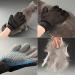 Pet Glove Grooming Tool + Furniture Pet Hair Remover Mitt for Cat & Dog - Deshedding Brush with Gentle Rubber Tips - Soft Massage Groomer Mitt (1 Right Hand) - Buy Online on GoSupps.com