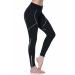 Cycling Pants Women Long Winter Thermal Cycling Pants Women Padded Long Elastic Quick Drying S Blue Line