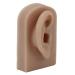 Silicone Right Ear Model for Piercing Training and Display (Brown) - Reusable & Flexible - Buy Online on GoSupps.com