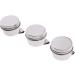 Stainless Steel Single Dipper Palette Cups - Set of 3 with Clip and Lid - Buy Online on GoSupps.com