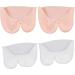 Buy Silicone Pointe Toe Pads & Forefoot Cushions | Soft Toe Protectors for Men & Women - 2 Pairs (White) - International Shipping Available - Buy Online on GoSupps.com