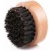Beavorty 3-Pack Portable Beard Brushes & Round Hairbrush for Men | Soft Travel Hairbrush for Dense Beards | Brown & Black 5.8x5.8x5.4cm - Buy Online on GoSupps.com