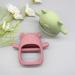 Marmot Silicone Teether Toy for Infants - Nipple Shape Chew Toy for Teething Pain Relief (Mango) - Buy Online on GoSupps.com