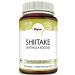 MycoVital Organic Shiitake Mushroom Powder Capsules 93 pieces each 450 mg from German cultivation - 100% Vegan & Without Additives