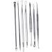 PLAFOPE 14 Pcs Blackhead Removal Extractor Tools Comedone Extractor Blackhead Extractor Silver - Buy Online on GoSupps.com