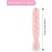 24 inch Jumbo Braiding Hair Extensions Ombre Colors Braiding Hair Fashion Synthetic Braid Hair Extensions Coloured Glow in the Night Fluorescent Braids Synthetic Hair for Women Braiding (pink) - Buy Online on GoSupps.com