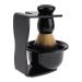 LCKJLJ 3-in-1 Shaving Soap Bowl + Shaving Brush + Shaving Stand with Bristles Hair Shaver