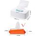 Funmo 2PCS Wet Wipes Dispenser Box - Keep Wipes Fresh at Home, Office, Car - White - Buy Online on GoSupps.com