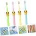 Shop Healvian Cartoon Baby Toothbrush - 4 Pack Nano Travel Toothbrushes for Kids & Adults - Buy Online on GoSupps.com
