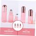 Mikinona 10-Pack Refillable Glass Essential Oil Roller Bottles - Ros Gold 3.5x1.6cm Perfect for Perfumes & Etheric Oils - Buy Online on GoSupps.com