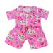 Pink Cute Teddy Pyjamas PJs Outfit Teddy Clothes / fits 8-10 inch (25cm) Teddy Bears