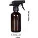 Hair Spray Bottle - Fine Mist Spray Bottle For Hair | 2 Adjustable Trigger Sprayer Gardening And Oils Bottle Empty Mist Sprayer For Skin Care Plants Watering Mist Spray Bottle - Buy Online on GoSupps.com
