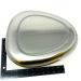 Stainless Steel Bedpan for Adults - Portable Lightweight Design - 14 x 11 3/8 with Rolled Edges - Smooth Finish - Unisex - Buy Online on GoSupps.com