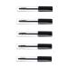 Healvian 5pcs Eyelash Brush Tube Empty Tube Makeup Brushes DIY Empty Mascara Tube Eyelash Cream Bottle Black