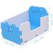 BESPORTBLE 1pc Hamster Toilet Hamster Bathroom Critters Hamster Litter Toilet Pet Pet Toilet Blue PVC 15x10cm Blue - Buy Online on GoSupps.com