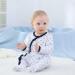 MAMIMAKA Newborn Baby Onesies Footed Pajamas for Boys and Girls 0-3 Months - Cotton, Long Sleeve (Color7) - Buy Online on GoSupps.com