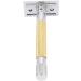 Buy Manual Safety Razor - Zinc Alloy Retro Double Sided Safety Razor for Travel & Home | Eco-Friendly Gold Design - Buy Online on GoSupps.com