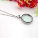 10X Necklace Magnifier Pocket Magnifying Glass Monocle Hanging Pendant Chain Reading Magnifier Loupe with 47mm Glass Lens for Books Newspapers Maps Crafts Hobby (Color : Silver) - Buy Online on GoSupps.com