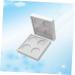 Angoily 2pcs 4 Eyeshadow Aluminum Tin Jars Magnetic Lipstick Case Makeup Palette Cosmetic Makeup Powder 1 count (Pack of 1) White - Buy Online on GoSupps.com
