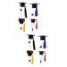 Balacoo 8 Pcs Pet Graduation Cap Bunny Costume Pet Grad Costume Mini Rabbit Graduation Cap Clothing Props 5.5X5.5X3.5CMx2pcs As Shownx2pcs
