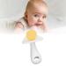 Baby Teether Stick Newborn Teething Toy Easy Clean Sensory Development Candy Shape Large Silicone Boiled for 6-12 Months (Yellow White) - Buy Online on GoSupps.com