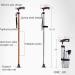Crutch for The Elderly Folding Walking Stick for The Elderly Safe Additional Scales Height Adjustable Aluminum Ladder Crutches for The Elderly Man Woman Man W It's so Kind of You Prosperous Silver B - Buy Online on GoSupps.com