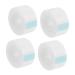 DOITOOL 4 Rolls Eyelid Tape Blue Hair Bows for Girls Eye Lift Strip Body Lash Book Organizer Clear Tape Lash Tape Medical Tape Hair Modeling First Aid Double Eyelid Beauty Stickers White