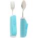Adaptive Eating Utensils for Elderly/Arthritis/Weak Hand Grip & Handicapped Easy Grip Tableware for Parkinson & Hand Tremors - Disability Eating Cutlery Assistive