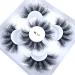 HBZGTLAD Reusable 25mm Fluffy 3D Mink Lashes Wholesale - 3 Pairs Natural Long Thick False Eyelashes (ML17) - Buy Online on GoSupps.com