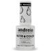 Andreia Professional NutriColor Breathable Nail Polish - Vegan and Cruelty-Free DIY Nail Art Nail Polish with Long Lasting Gloss Finish Colour NC1 White 10.5ml