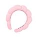 Rumyve Fluffy Makeup Headband Cloud Headband Sponge Filled Soft SPA Women's headband Cute Skin Care Headband Face Wash Makeup Removal Shower Mask(Pink)