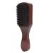 Suoumwa 1 Piece Hair Funnel Made Shaving Brush for Face Baby Beard Brush Durable Brown