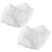 2Pcs Bird Cage Cover Seed Catcher Birdcage Lightweight Soft Airy Polyester Mesh Cover Skirt Guard Universal Parrots Cage Accessories 26.0-52.0Inx6.7In (Small-White)