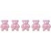 FEIlei 5PCS Cute Bear Nail Rhinestones Resin Bear Nail Gems Gummy Bear Nail Charms - Buy Online on GoSupps.com