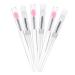 TOVINANNA 6pcs Silicone Lip Brush with Lid Portable Lipstick Applicators Convenient Lipstick Applicators Eye Shadows Makeup Tools Makeup Use Lipstick Brush Makeup Beauty Tools Lip Mask Brush