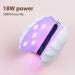 Mini LED Nail Lamp - Portable UV Nail Dryer for Gel Nails | Hardening Light for Individual Fingers - Buy Online on GoSupps.com
