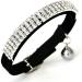 CHUKCHI Cat Collar - Soft Velvet Adjustable with Bell for Small Dogs & Cats | Black & Pink - Buy Online on GoSupps.com