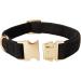 YUDOTE Ultra-Soft Natural Cotton Dog Collar for Medium Dogs with Sensitive Skin - Black M (1 Pack) - Ideal for Sensitive Pups - Buy Online on GoSupps.com