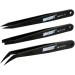 Misppro 3 Pieces Antistatic Tweezers Set - Essential Tools for Electronics Jewelry & Watch Repair | International Shipping Available - Buy Online on GoSupps.com