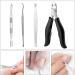 4 Piece Set Toenail Clippers Trimmer Nail Clipper Kit Toe Nail Clippers Ingrowing Toenail Kit for Ingrown and Thick Toe Nail for Men and Women Elderly - Buy Online on GoSupps.com