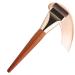Foundations Brush Makeup Brushes Straight Ergonomic Wooden Handle Make Up Brushes with Thin Wide and Dense Brush Hair Washable Reusable 6.3in Liquid Foundations Brush.