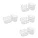 Solustre pack with 16 pieces of contact lens container container for eye contact container for contact lenses glasses box glasses case for inserting contact lenses A body