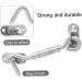 Alipis 2 Pcs Door and Window Hook Heavy Duty Hook Ceiling Hooks Heavy Duty Buckle Hook with Screws Hardware 10.6X3.5CM Silver - Buy Online on GoSupps.com