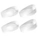 2 Pairs Heightening Insoles Invisible Heightening Gel Insole Shoes Heel Inserts Lift Silicone Shoe Inserts Gel Height Insole Mens Insoles Shoe Lift Increased Men and Women Booster As Shown 8.5x5.5cm