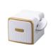 Toothpaste Squeezer Toothpaste Tube Squeezers Household Facial Cleanser Clip Dispenser Manual Rotate Rolling Tube Toothpaste Squeezer for Bathroom Saves Toothpaste Elegant White
