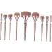 9st Makeup Women's Suit Makeup Brush Cosmetic Brush Professional Makeup Brush Powder Brush Makeup Brush For Women Adjusting Rubber Handle Main - Buy Online on GoSupps.com