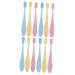 Gleavi 12-part set toothbrushes for children brightening toothbrush children's toothbrush travel toothbrush baby toothbrush Tools for tooth cleaning Thorough cleaning care bursts