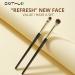 Professional Eyeshadow Blending Brush Set - Soft Synthetic Brushes for Eyeliner, Crease, and Eyebrow - Long Lasting Makeup Application for Flawless Look - 2 PCS - Buy Online on GoSupps.com